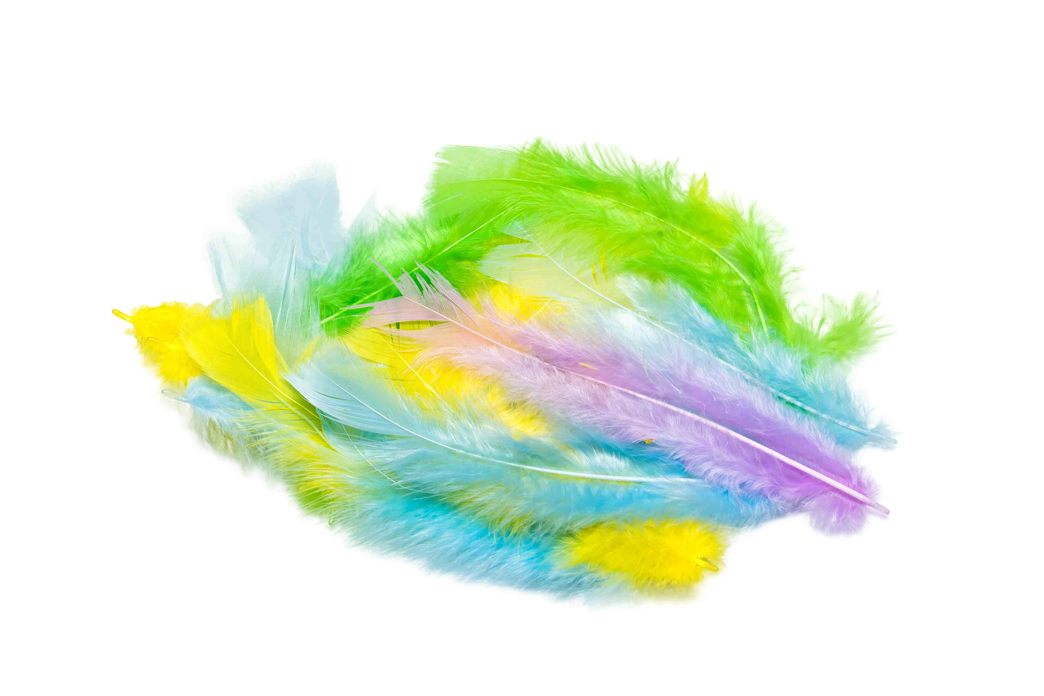 Piórka 3g pastelowe mix  P3MIX  Brewis